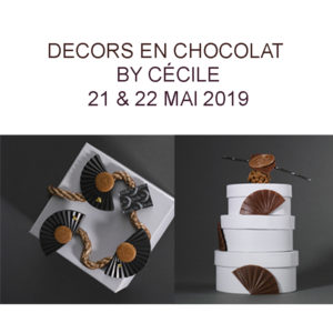 Cours Décors en Chocolat mai 2019