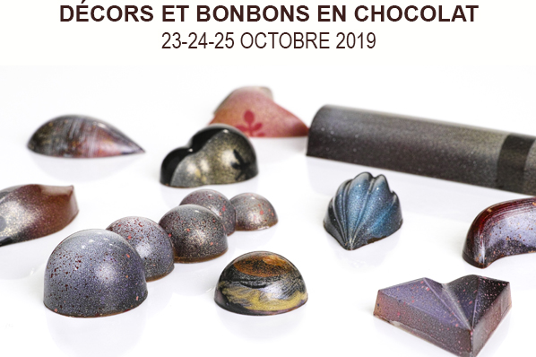 Cours Décors en Chocolat Octobre 2019